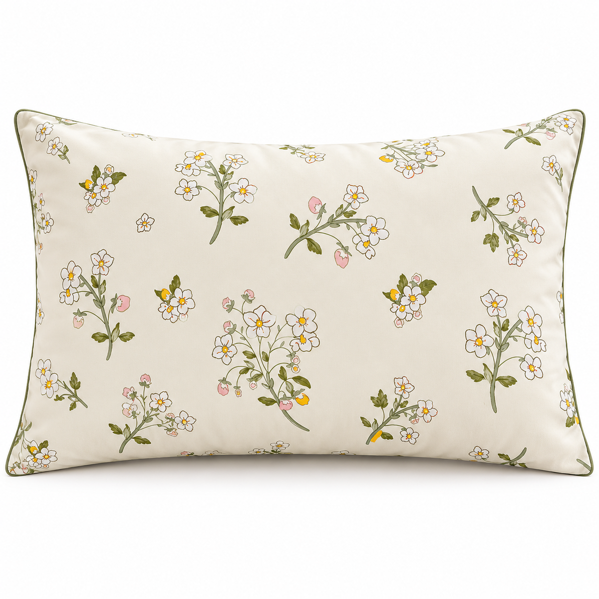 Fairy Grass Washed-Fabric Pillowcase