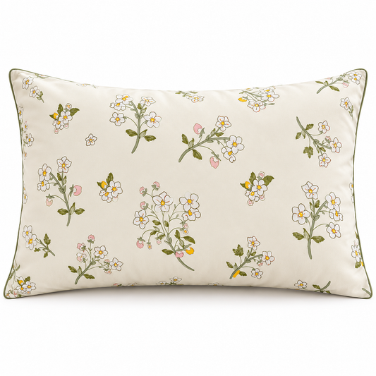 Fairy Grass Washed-Fabric Pillowcase