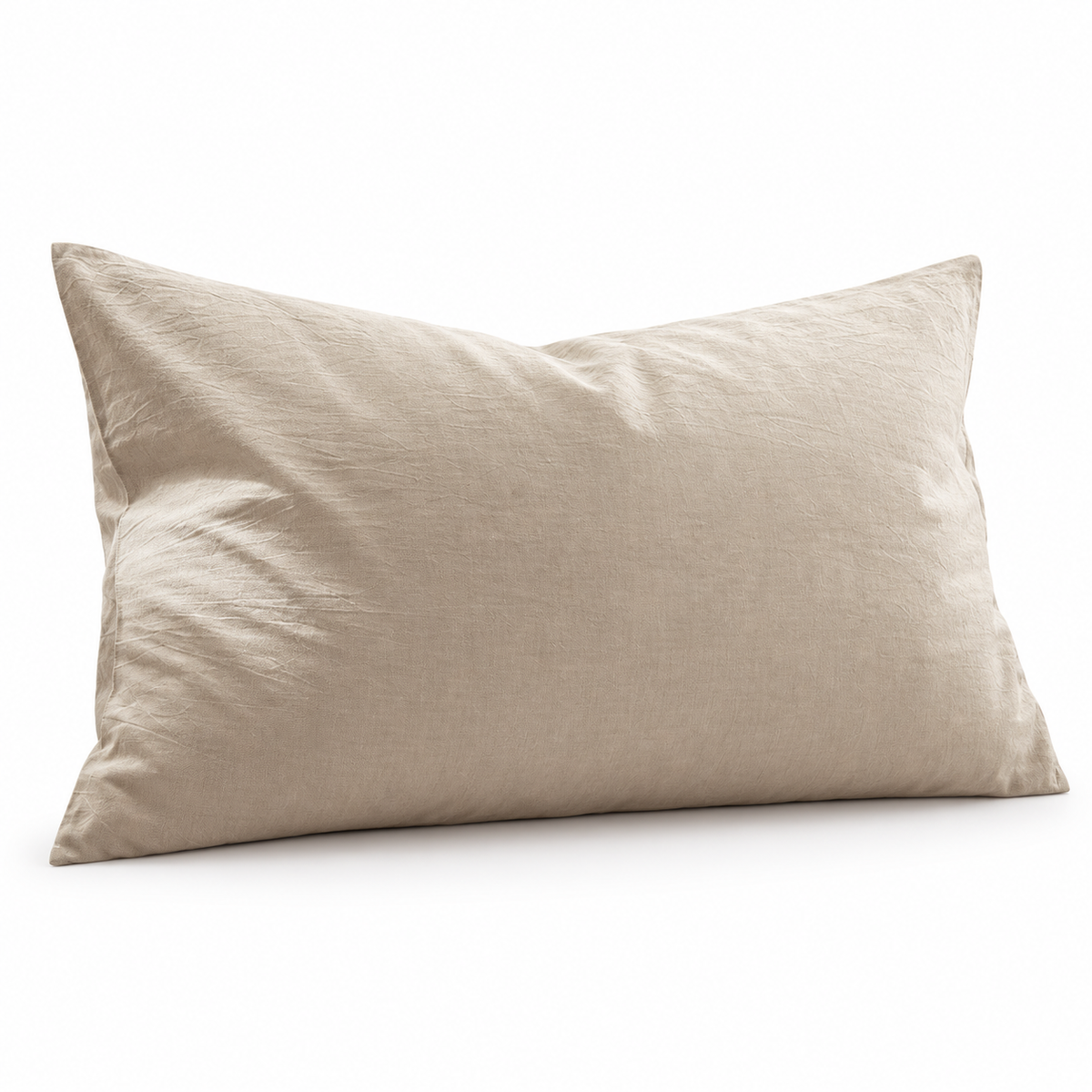 Fresh Gray Cotton Pillowcase